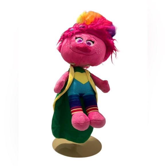 DreamWorks Trolls Poppy Plush – Large 20″ Stuffed Doll with Pink Hair - Picture 2 of 8